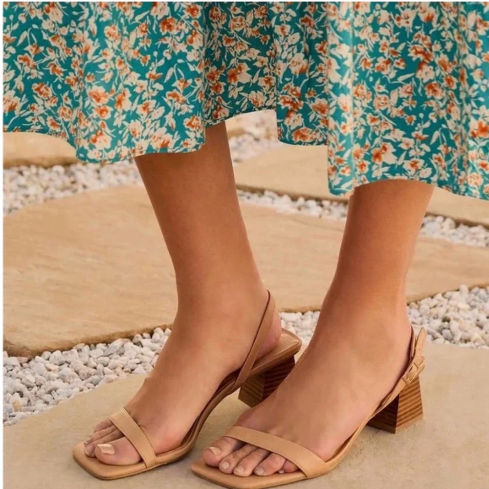 Bellini Tan Block Heel Heels